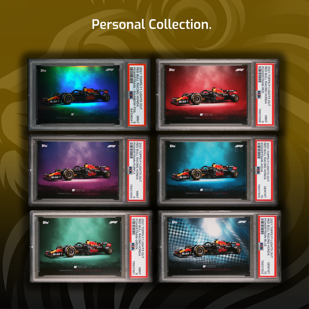 10 Rainbows - Powertrains - 2021 Topps Lights Out - 60 Cards