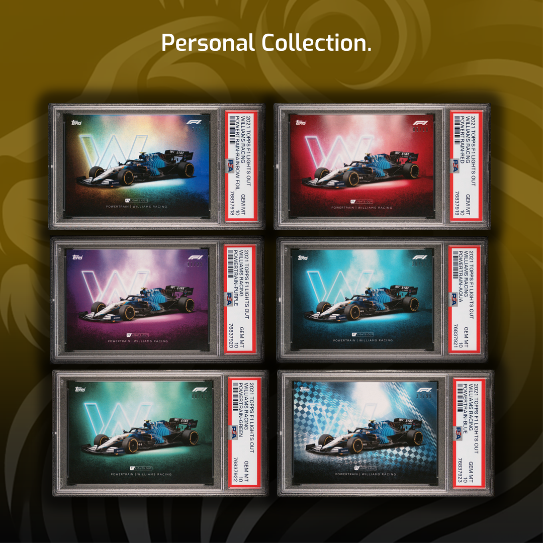 10 Rainbows - Powertrains - 2021 Topps Lights Out - 60 Cards