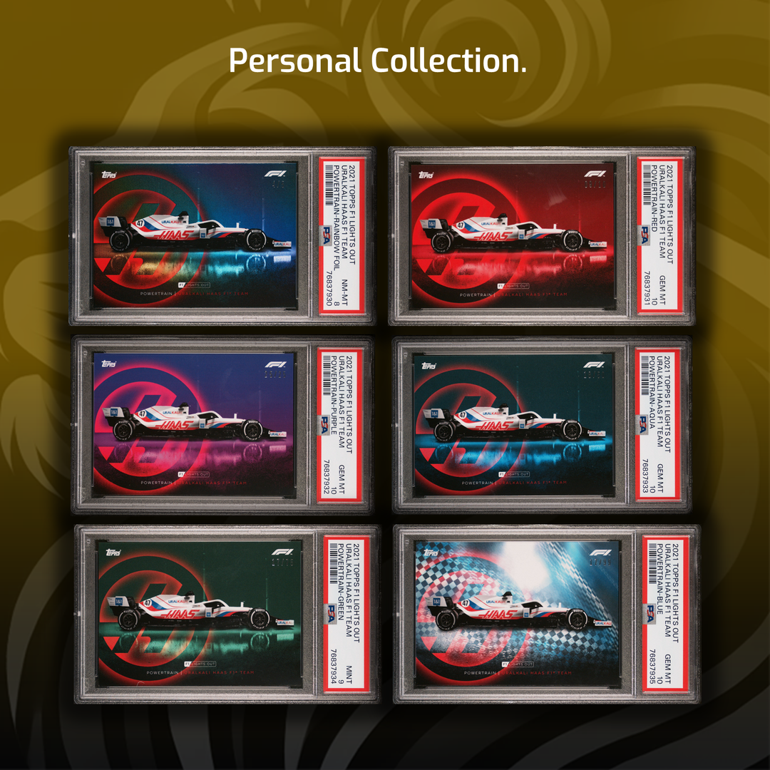 10 Rainbows - Powertrains - 2021 Topps Lights Out - 60 Cards