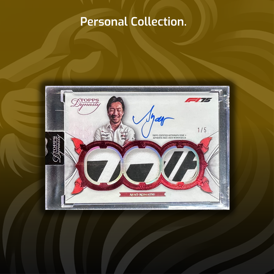 Set - /5 Red Team Principals - Triple Patch Autograph - 2025 Topps Dynasty
