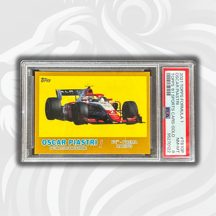 PSA 8 - 38/50 - Oscar Piastri - #T61OP - Gold