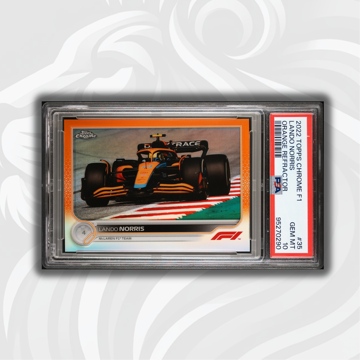 PSA 10 - 21/25 - Lando Norris #35 - Orange Refractor