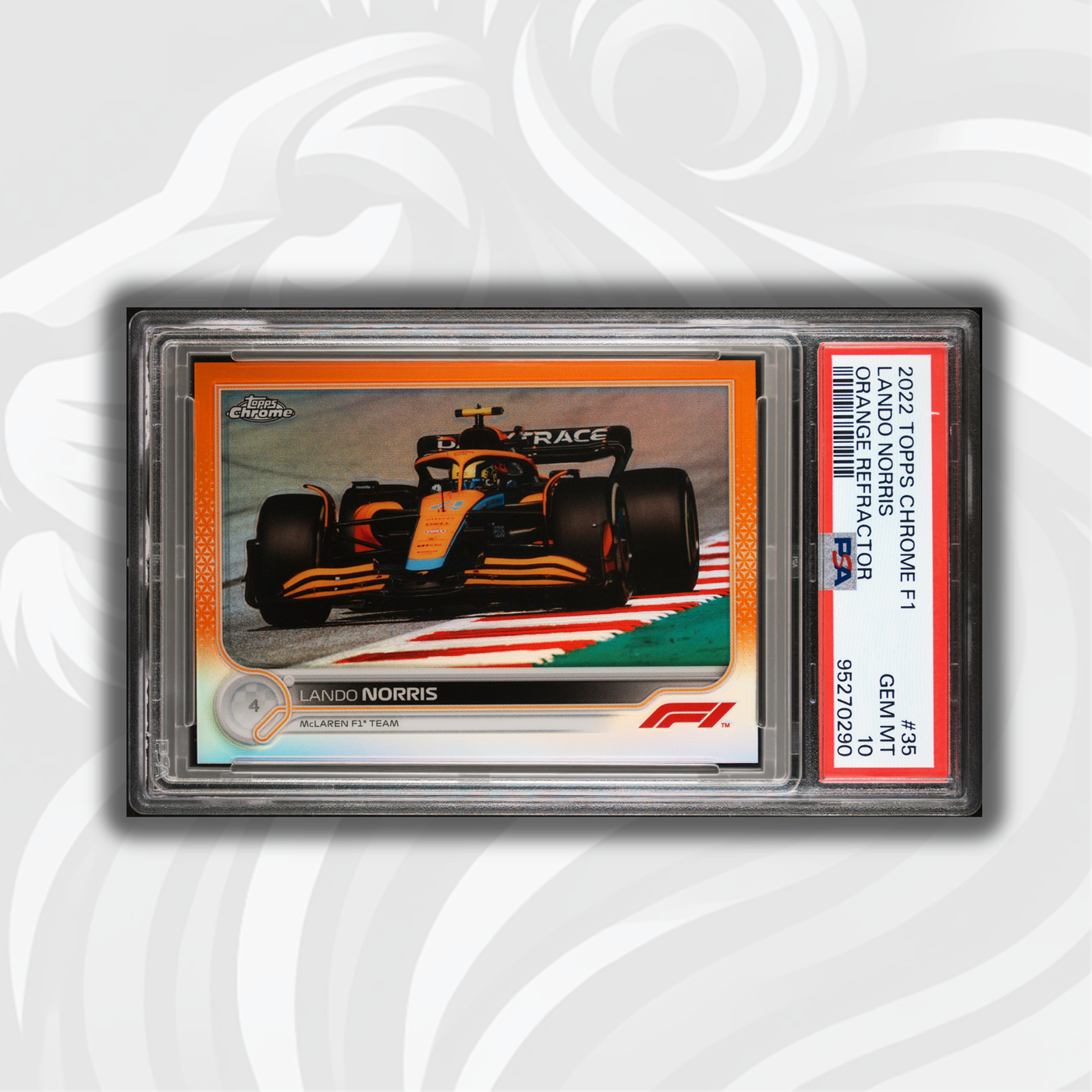 PSA 10 - 21/25 - Lando Norris #35 - Orange Refractor