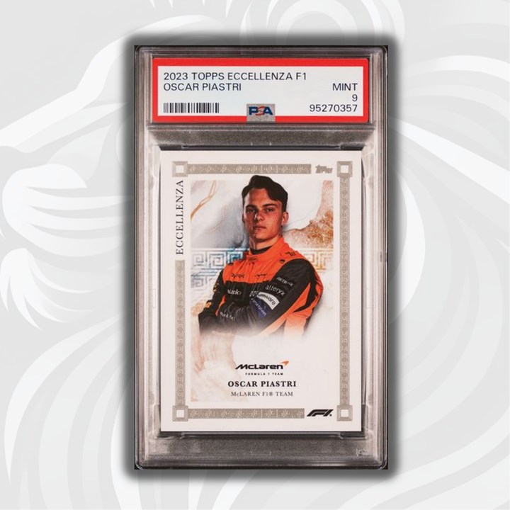 PSA 9 - Oscar Piastri - 2023 Topps Eccellenza F1