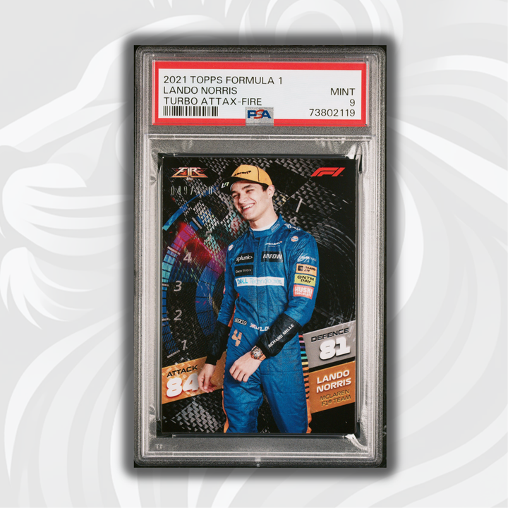 PSA 9 - /250 Lando Norris - Fire Card