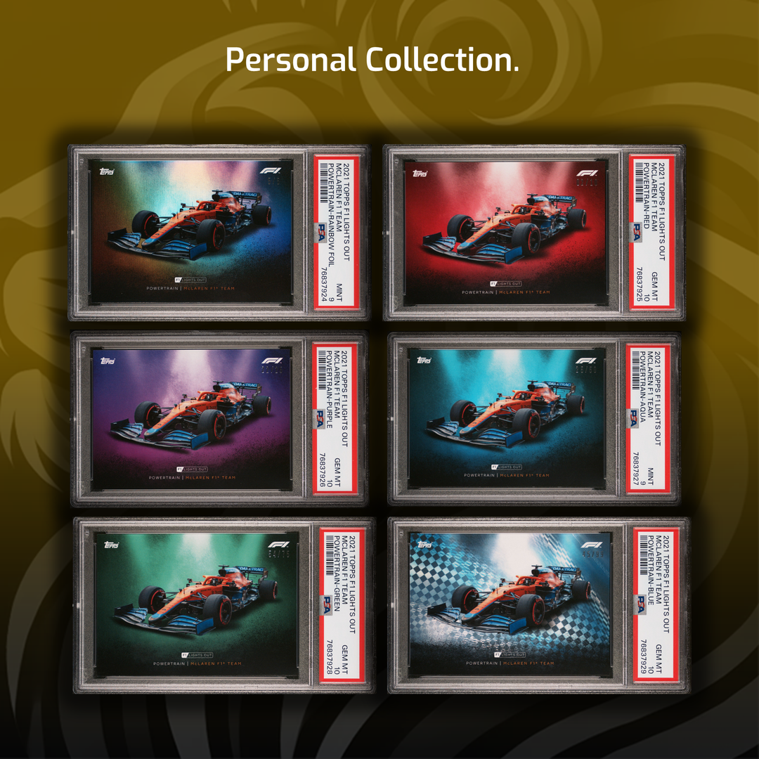 10 Rainbows - Powertrains - 2021 Topps Lights Out - 60 Cards