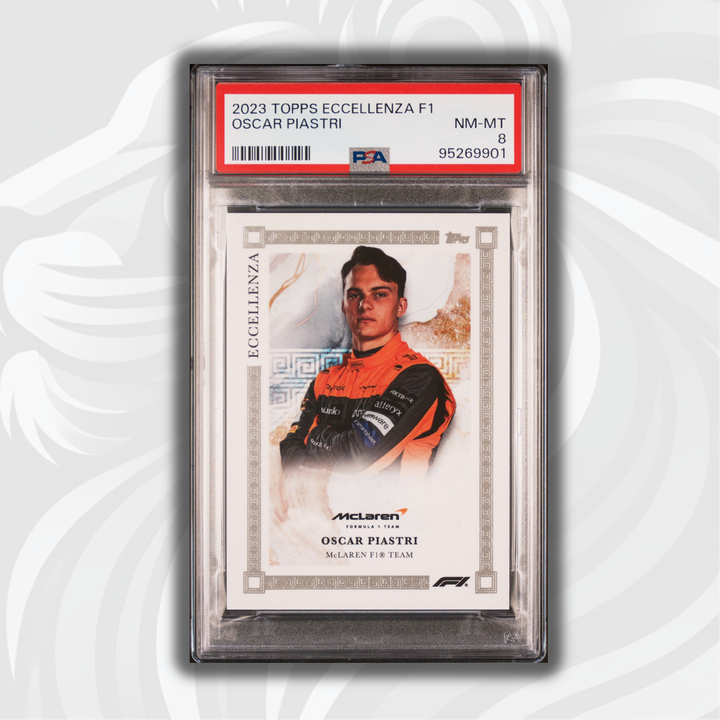 PSA 8 - Oscar Piastri - 2023 Topps Eccellenza F1