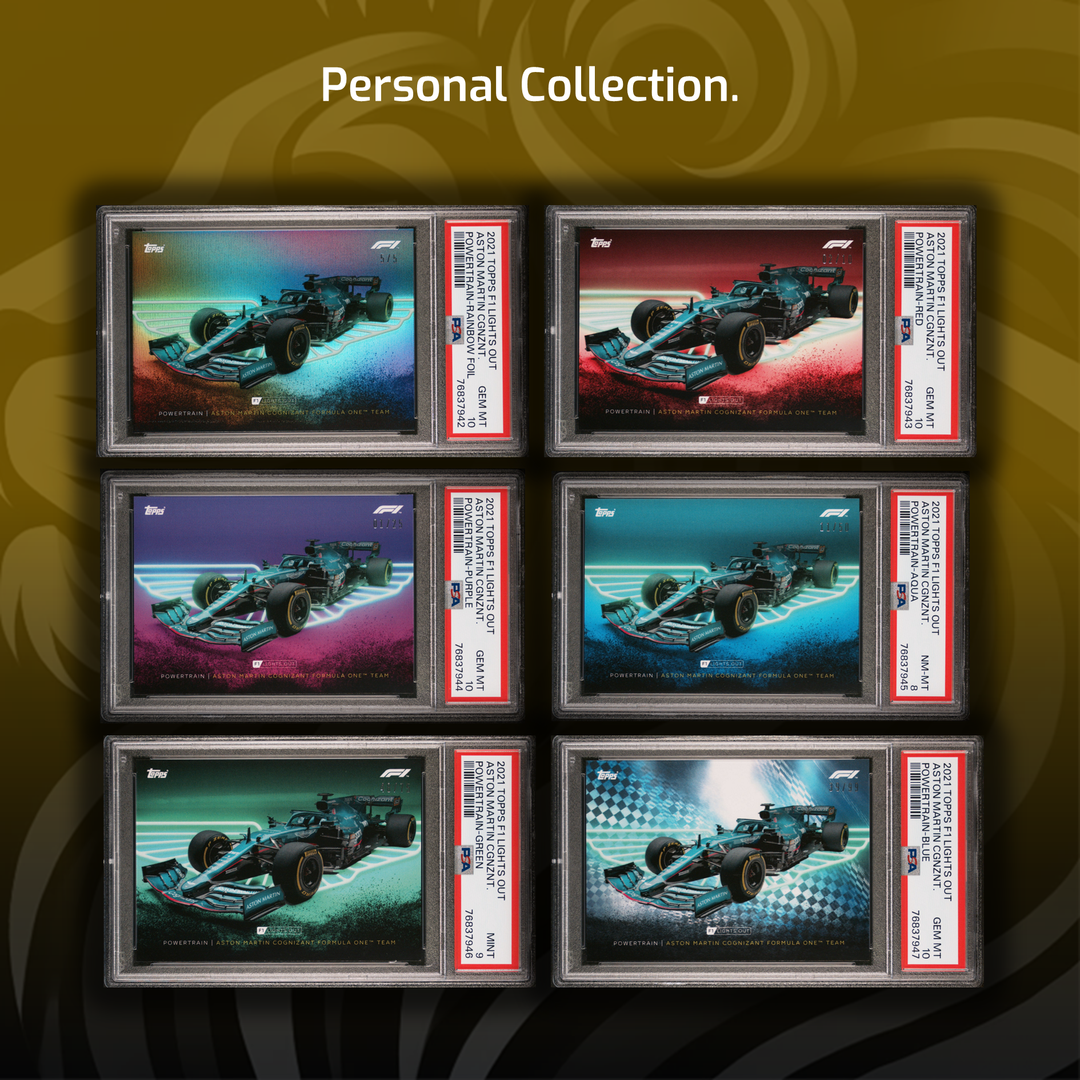 10 Rainbows - Powertrains - 2021 Topps Lights Out - 60 Cards