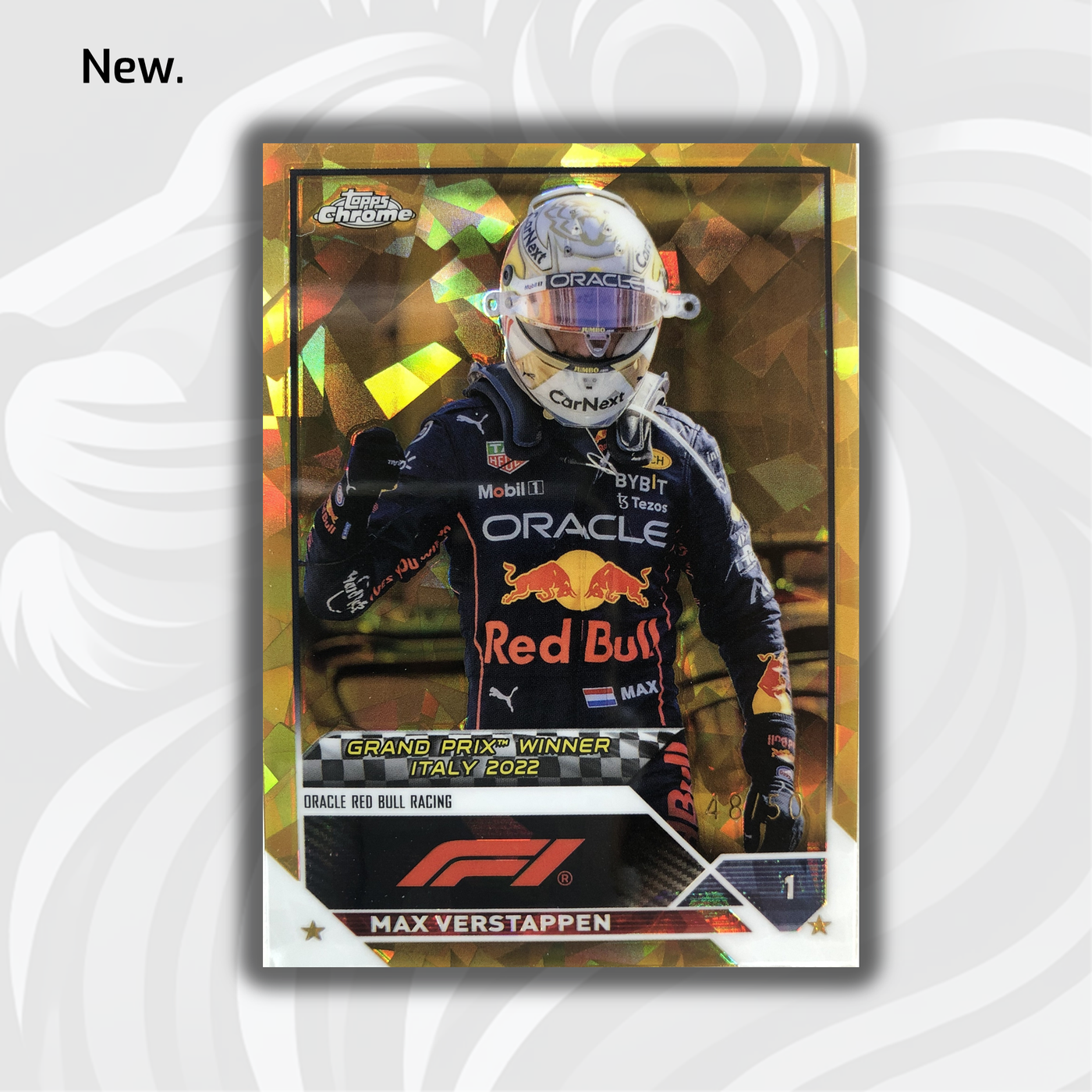 48/50 Max Verstappen #159 - Sapphire - Gold - 2023 Topps Chrome