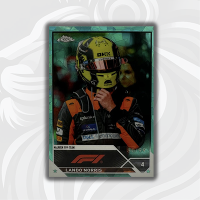 80/99 Lando Norris #26 - Aqua - 2023 Topps Chrome Sapphire