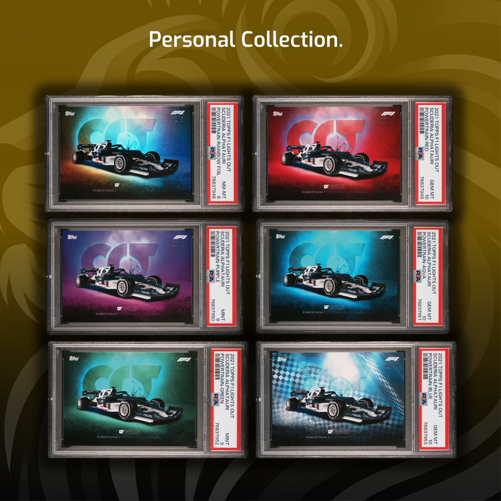 10 Rainbows - Powertrains - 2021 Topps Lights Out - 60 Cards