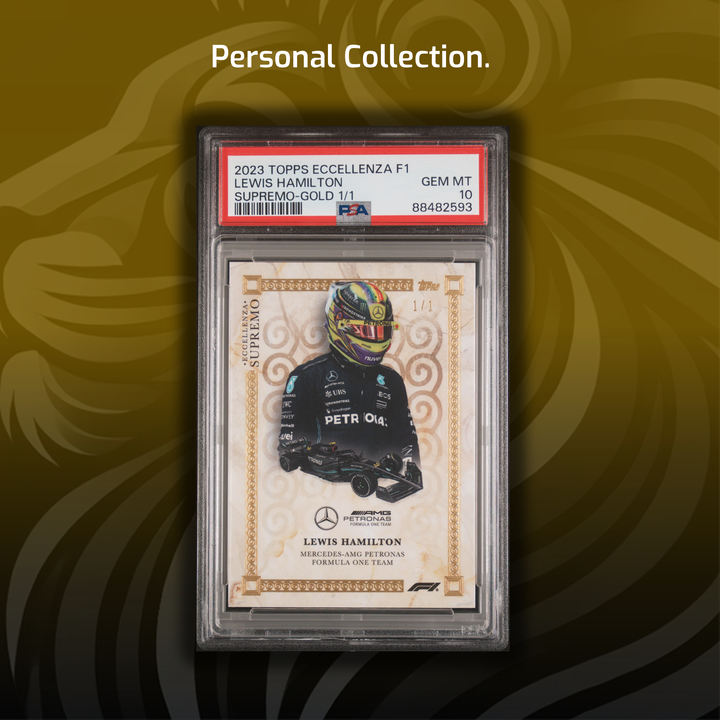 PSA 10 - 1/1 Lewis Hamilton #IS-LH - Il Supremo - Gold - 2023 Topps Eccellenza F1