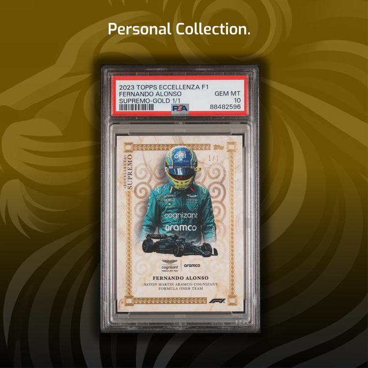 PSA 9 - 1/1 Fernando Alonso #IS-FA - Il Supremo - 2024 Topps Eccellenza F1