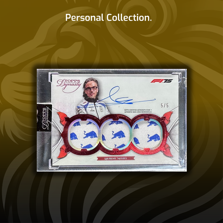 Set - /5 Red Team Principals - Triple Patch Autograph - 2025 Topps Dynasty