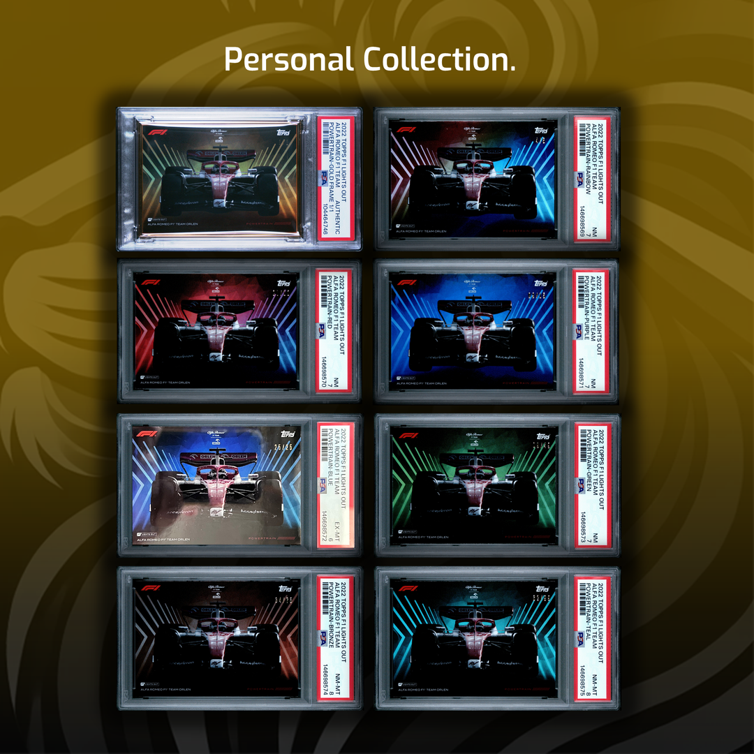 10 Rainbows - Powertrains - 2022 Lights Out - 70 Cards (excl. Gold Frames)