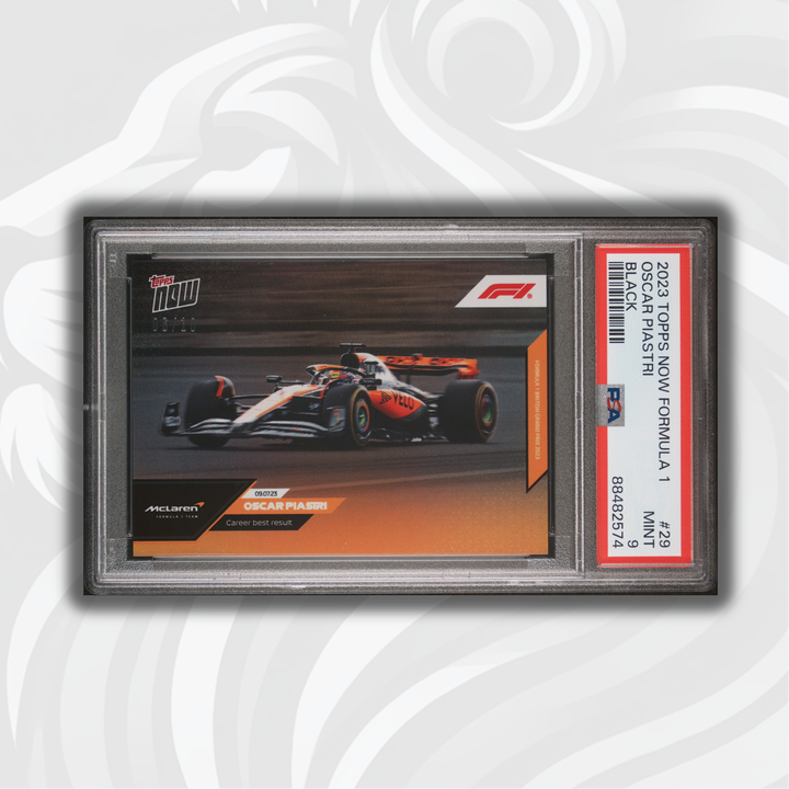 PSA 9 - 06/10 Oscar Piastri #29 - Black - 2023 Topps Now