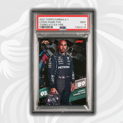 PSA 9 - 131/250 Lewis Hamilton - Fire Card