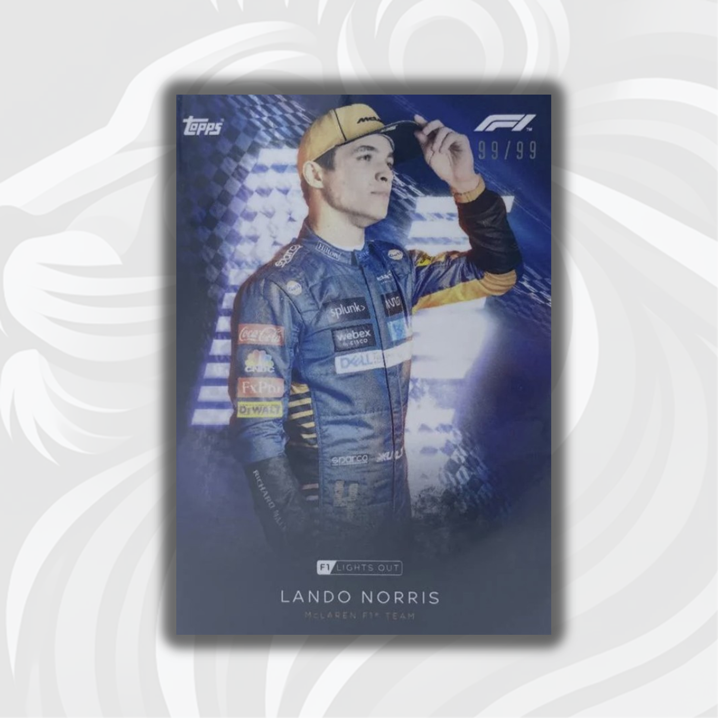 /99 Lando Norris - Driver - Blue parallel