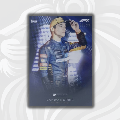 /99 Lando Norris - Driver - Blue parallel
