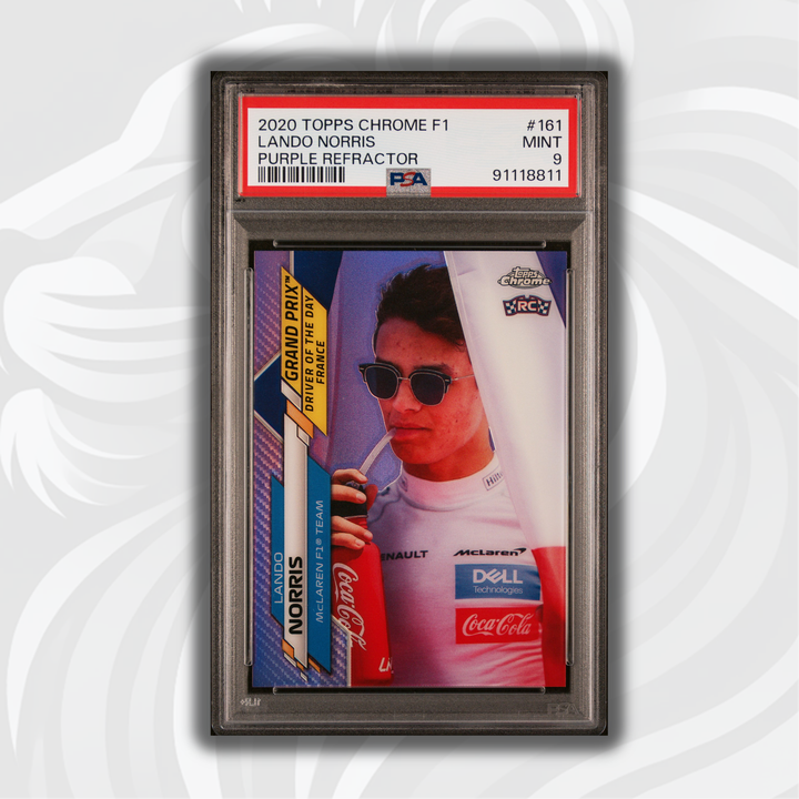 PSA 9 - 160/399 - Lando Norris #161 - Chrome 2020
