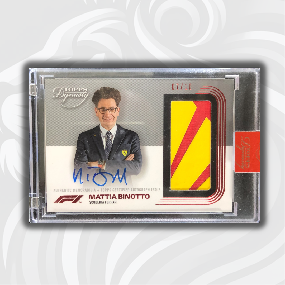 07/10 Mattia Binotto #DAP-MB - Ferrari - 2022 Topps Dynasty - Autograph Patch - Red