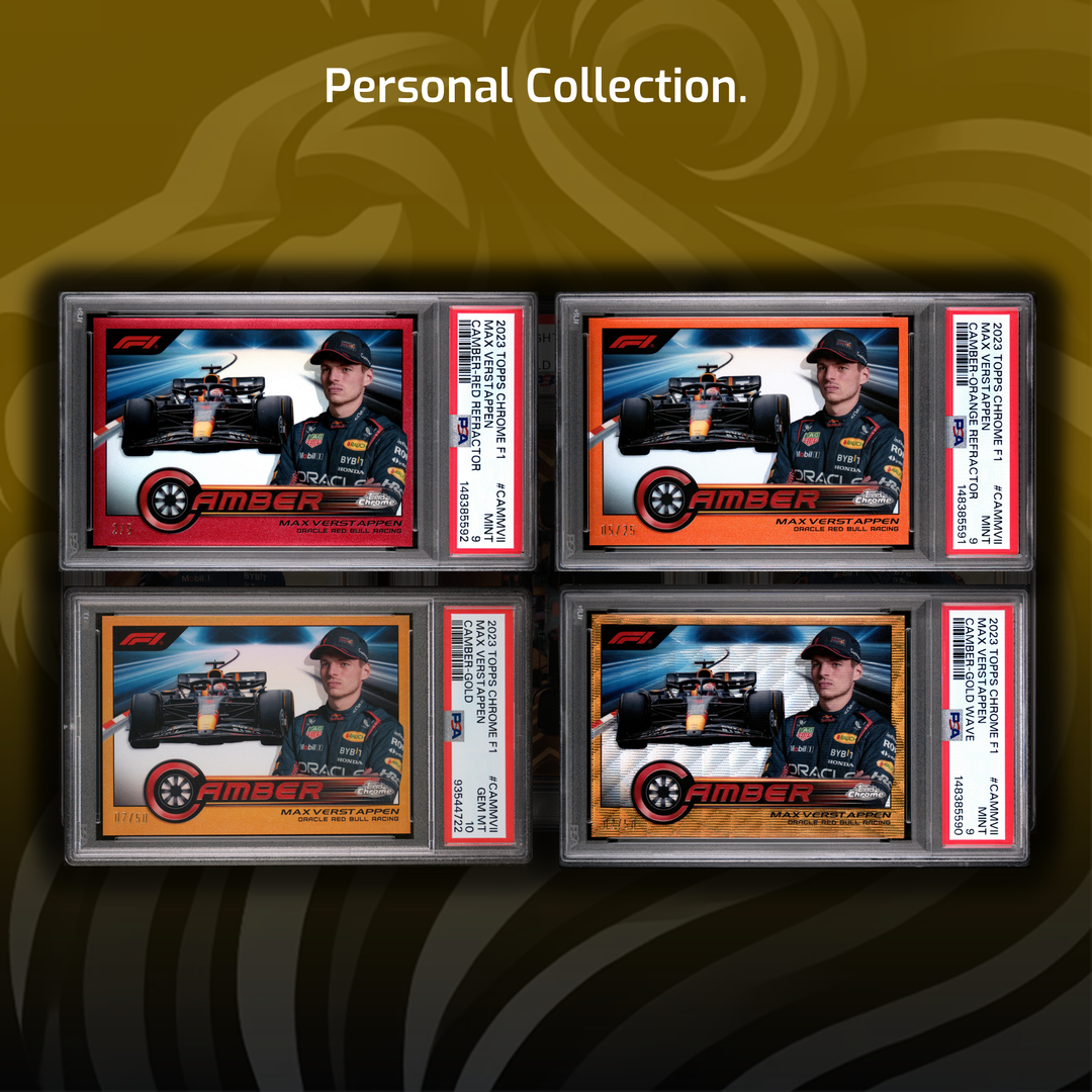 Rainbows - Max Verstappen - 2023 Chrome #CAMMV-MVIIII - Camber Insert - 5 Variations