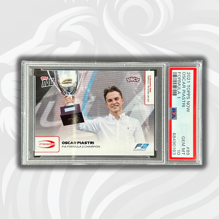 PSA 10 - Oscar Piastri - FIA Formula 2 Champion #089