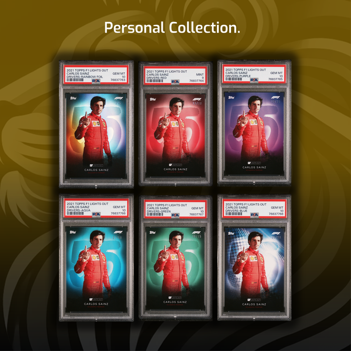 20 Rainbows - Drivers - 2021 Topps Lights Out - 119/120 Cards