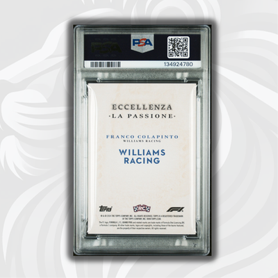 PSA 10 - 1/1 Gold - Franco Colapinto - 2023 Eccellenza La Passione - Rookie Card
