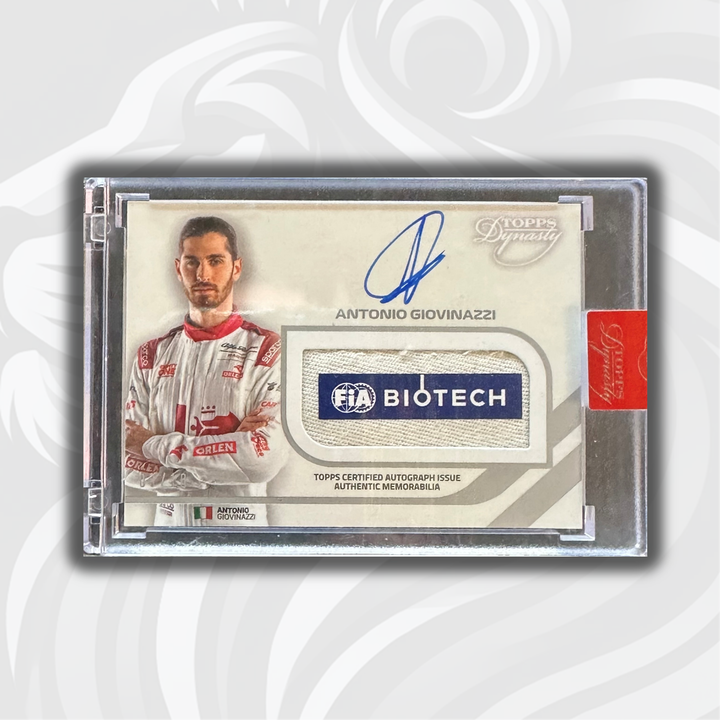 03/10 Silver - Antonio Giovinazzi #AGP-AG - Auto Glove Patch - 2021 Topps Dynasty F1