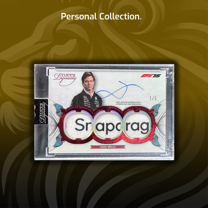 Set - /5 Red Team Principals - Triple Patch Autograph - 2025 Topps Dynasty