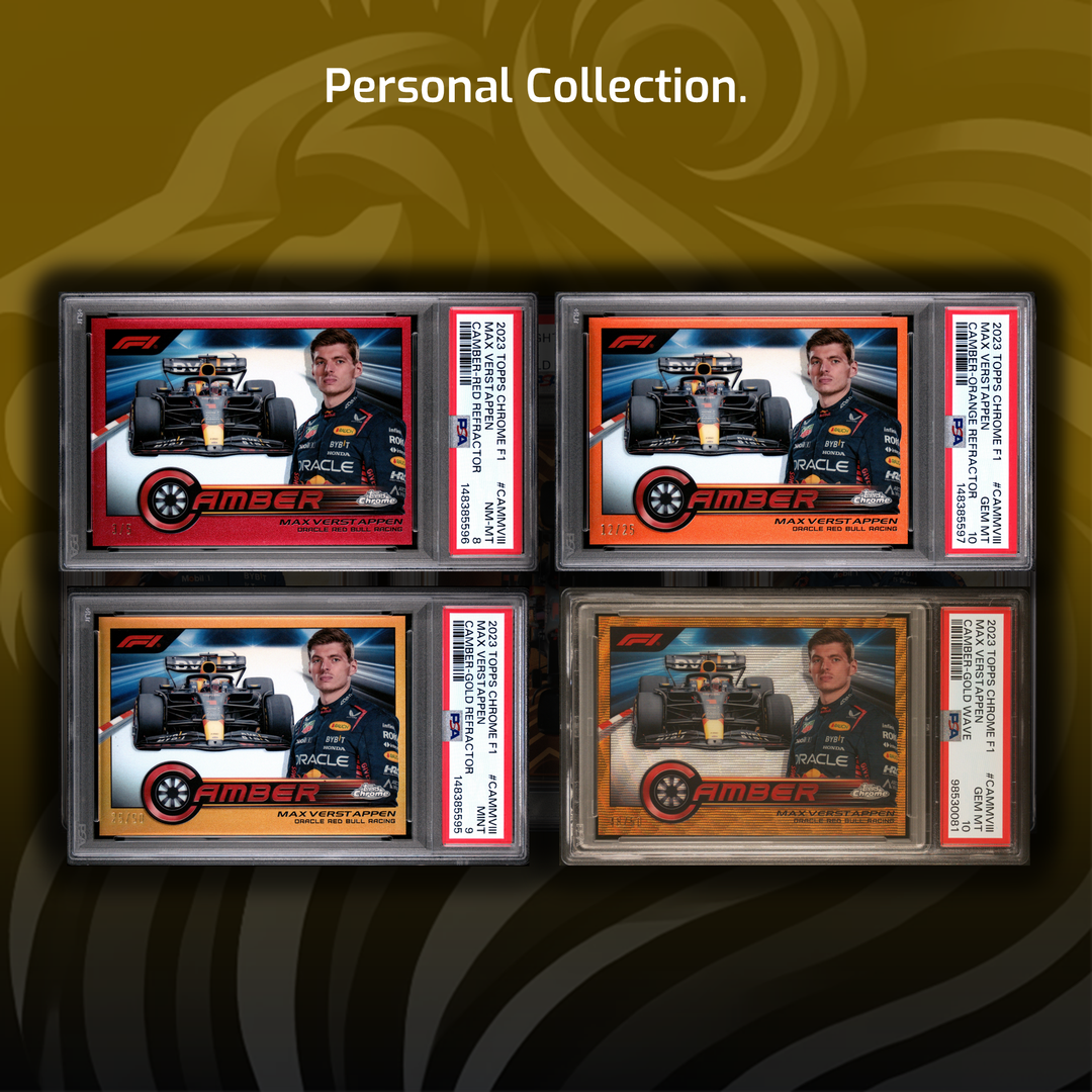 Rainbows - Max Verstappen - 2023 Chrome #CAMMV-MVIIII - Camber Insert - 5 Variations