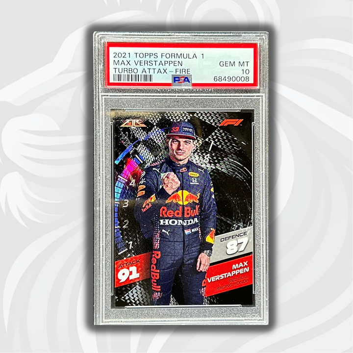 PSA 10 - 201/250 Max Verstappen - Fire Card