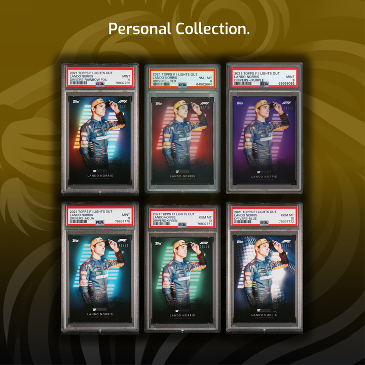 20 Rainbows - Drivers - 2021 Topps Lights Out - 119/120 Cards