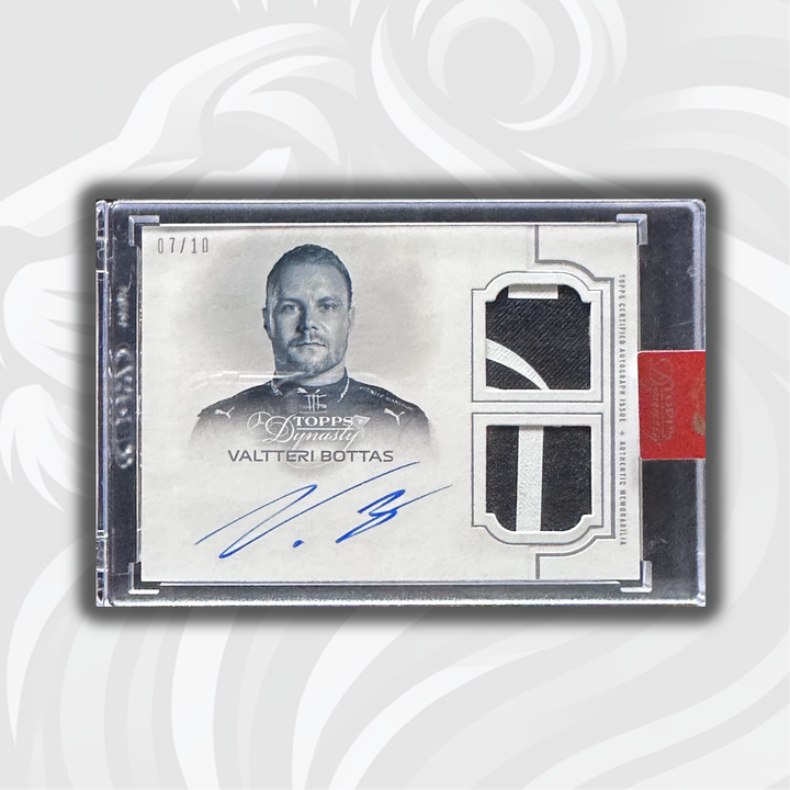 07/10 Valtteri Bottas #SDA-VB - Dynasty Single-Driver Dual Relic Autograph - 2020 Topps Dynasty F1