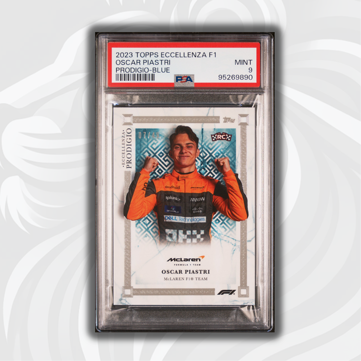PSA 9 - 07/49 Oscar Piastri - Blue - 2023 Eccellenza Prodigio