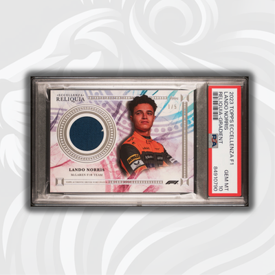 PSA 10 1/5 Gradient - Lando Norris - 2023 Eccellenza Reliquia