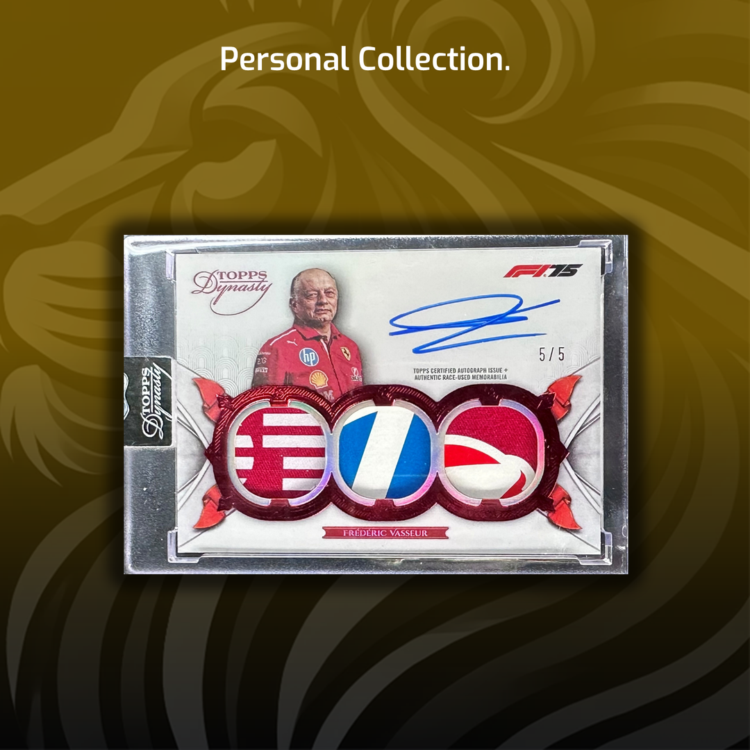 Set - /5 Red Team Principals - Triple Patch Autograph - 2025 Topps Dynasty
