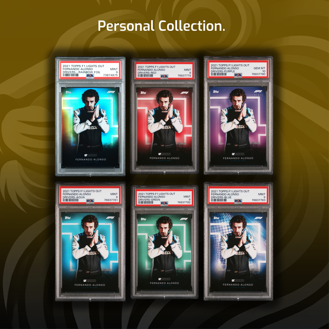 20 Rainbows - Drivers - 2021 Topps Lights Out - 119/120 Cards