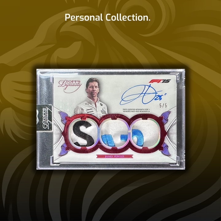 Set - /5 Red Team Principals - Triple Patch Autograph - 2025 Topps Dynasty