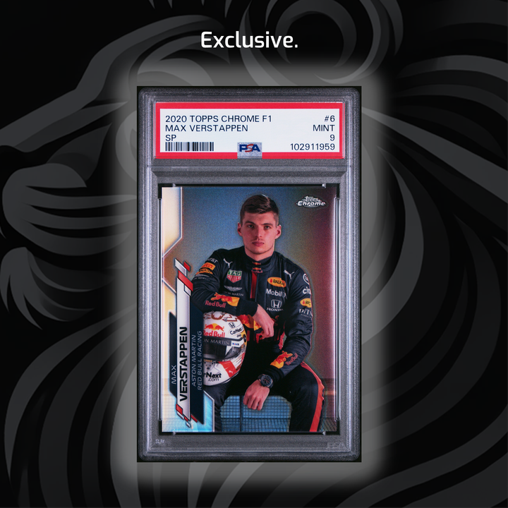PSA 9 - Max Verstappen #6 - 2020 Topps Chrome F1 - SP