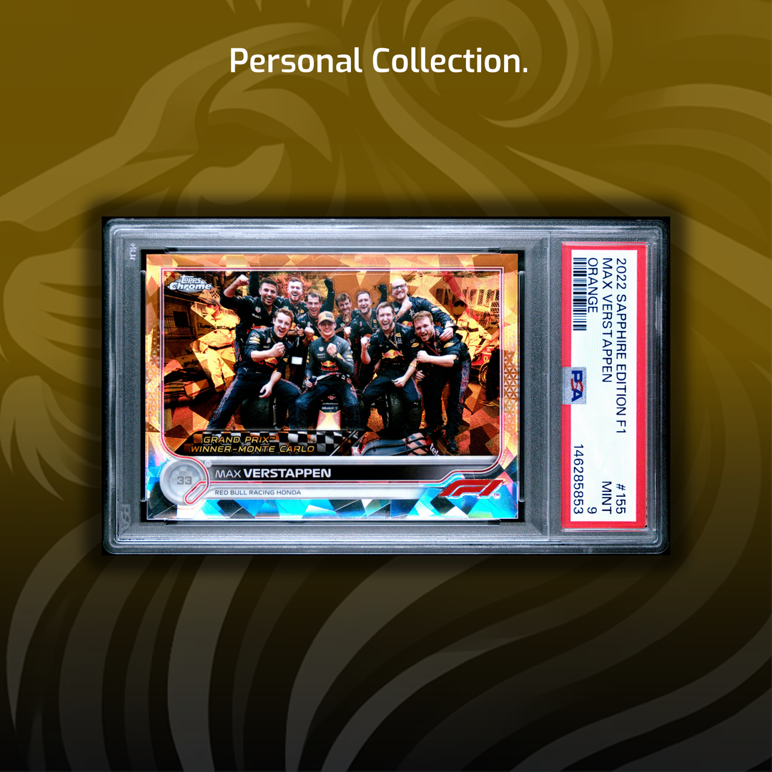 Rainbow - Max Verstappen - 2022 Chrome Sapphire #155 - 1st Monaco Win
