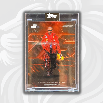 17/25 Orange - Lewis Hamilton - 2025 Topps Lights Out - 75th Anniversary