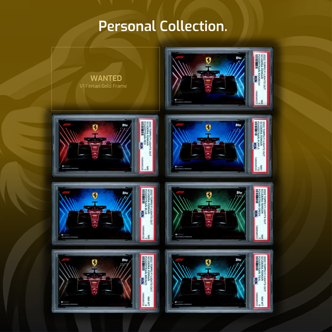 10 Rainbows - Powertrains - 2022 Lights Out - 70 Cards (excl. Gold Frames)