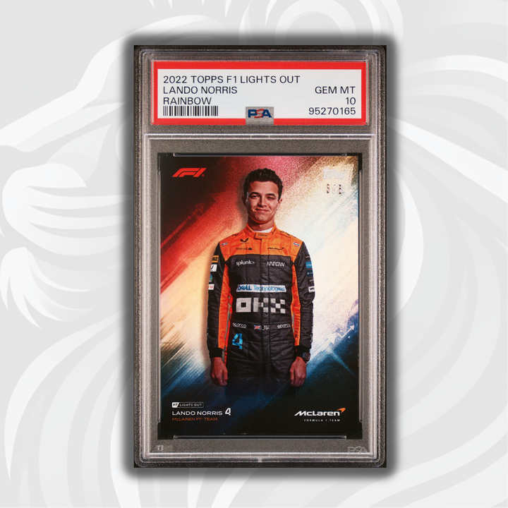 PSA 10 - 3/5 Gradient - Lando Norris - 2022 Topps Lights Out