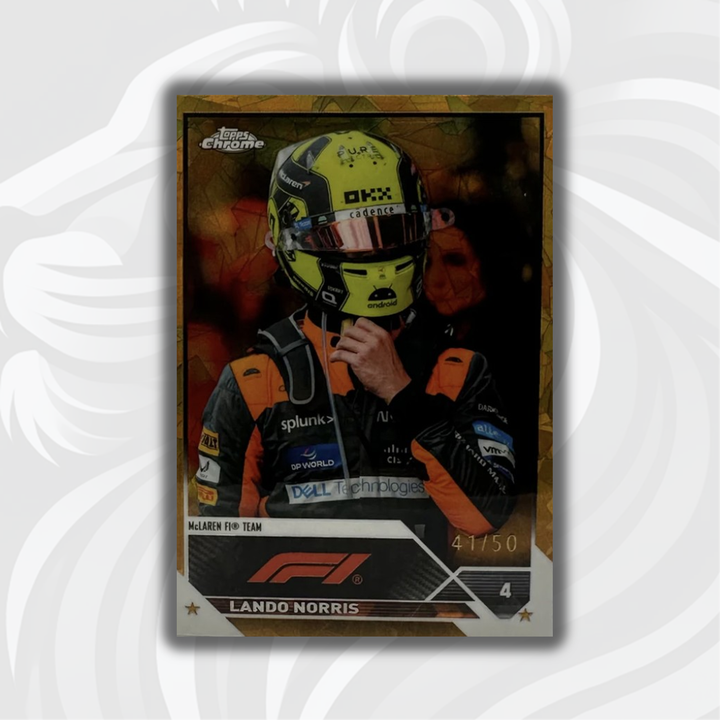 41/50 Lando Norris #26 - Gold - 2023 Topps Chrome Sapphire