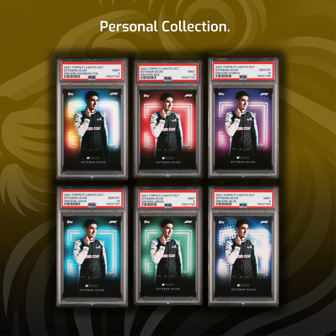 20 Rainbows - Drivers - 2021 Topps Lights Out - 119/120 Cards