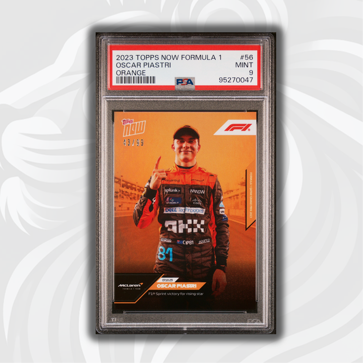 PSA 9 - 43/99 Oscar Piastri #56 - Orange - 2023 Topps Now