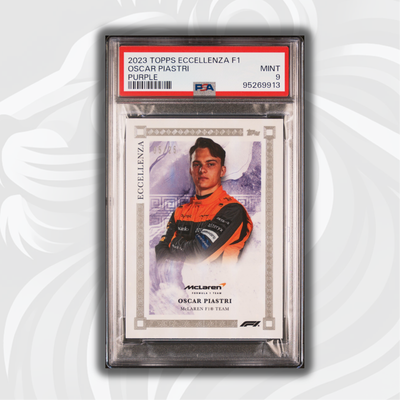 PSA 9 - /25 Oscar Piastri - Purple - 2023 Topps Eccellenza F1