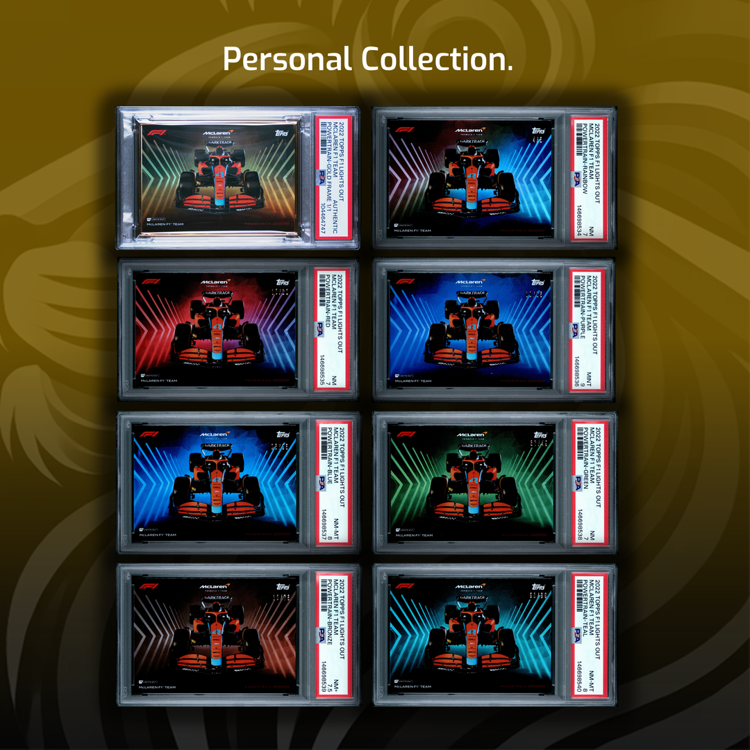 10 Rainbows - Powertrains - 2022 Lights Out - 70 Cards (excl. Gold Frames)